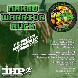 Naked Warrior Ruck Event